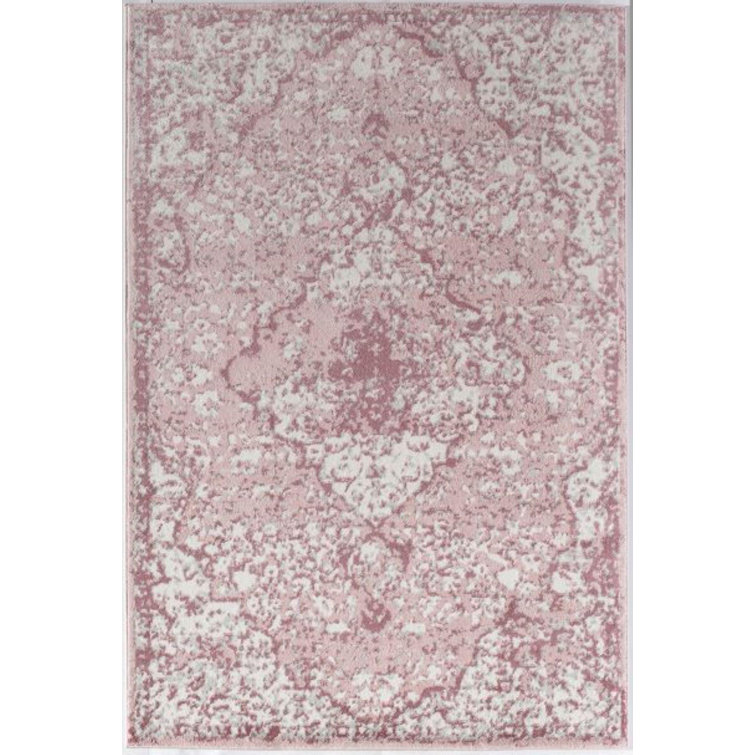Little Seeds Serenity Saturated Oriental Pink Area Rug & Reviews Wayfair